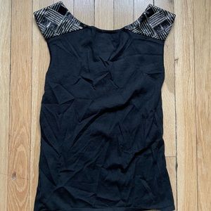 Ralph Lauren Black Label Cashmere Beaded Top NWOT